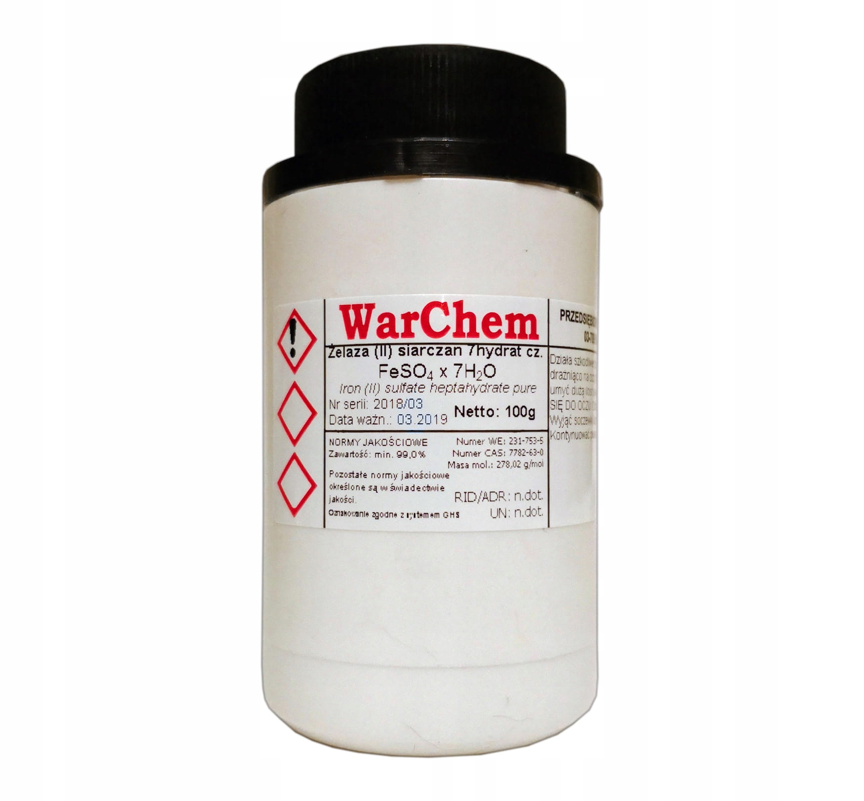 

Siarczan Żelaza (II) 7hydrat Antymech 100g