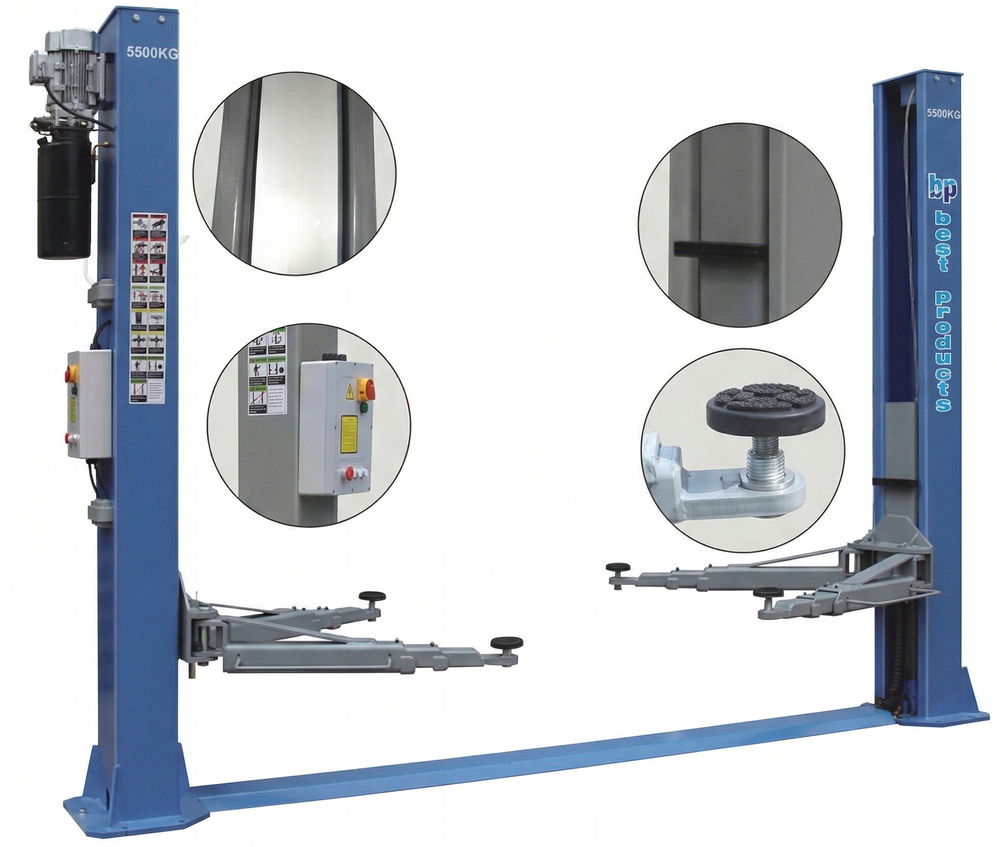 Podnośnik dwukolumnowy BEST PRODUCTS Bestlift 255DE