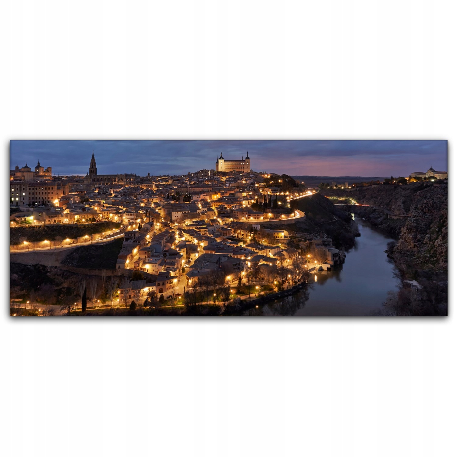 

Canvas na ramie na ścianę 125x50 Toledo Hiszpania