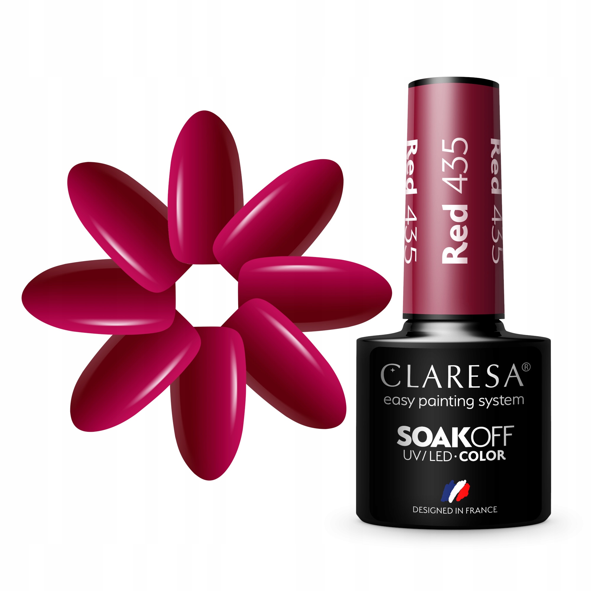 

Claresa Czerwony Lakier Hybrydowy Red 435 5ml