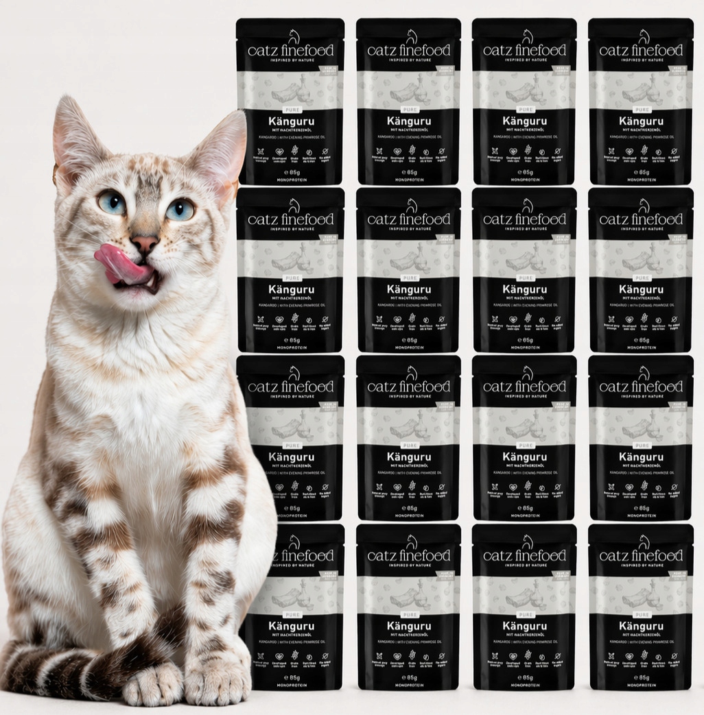 Mokra Karma Dla Kota Catz Finefood Purrrr Kangur Saszetki 16x85G