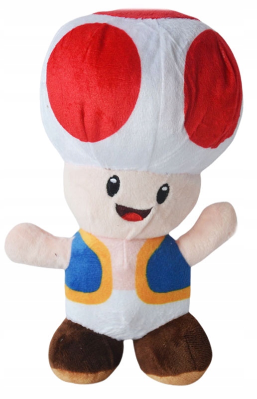

Mario Pluszowa Maskotka Grzybek Mario 23 CM
