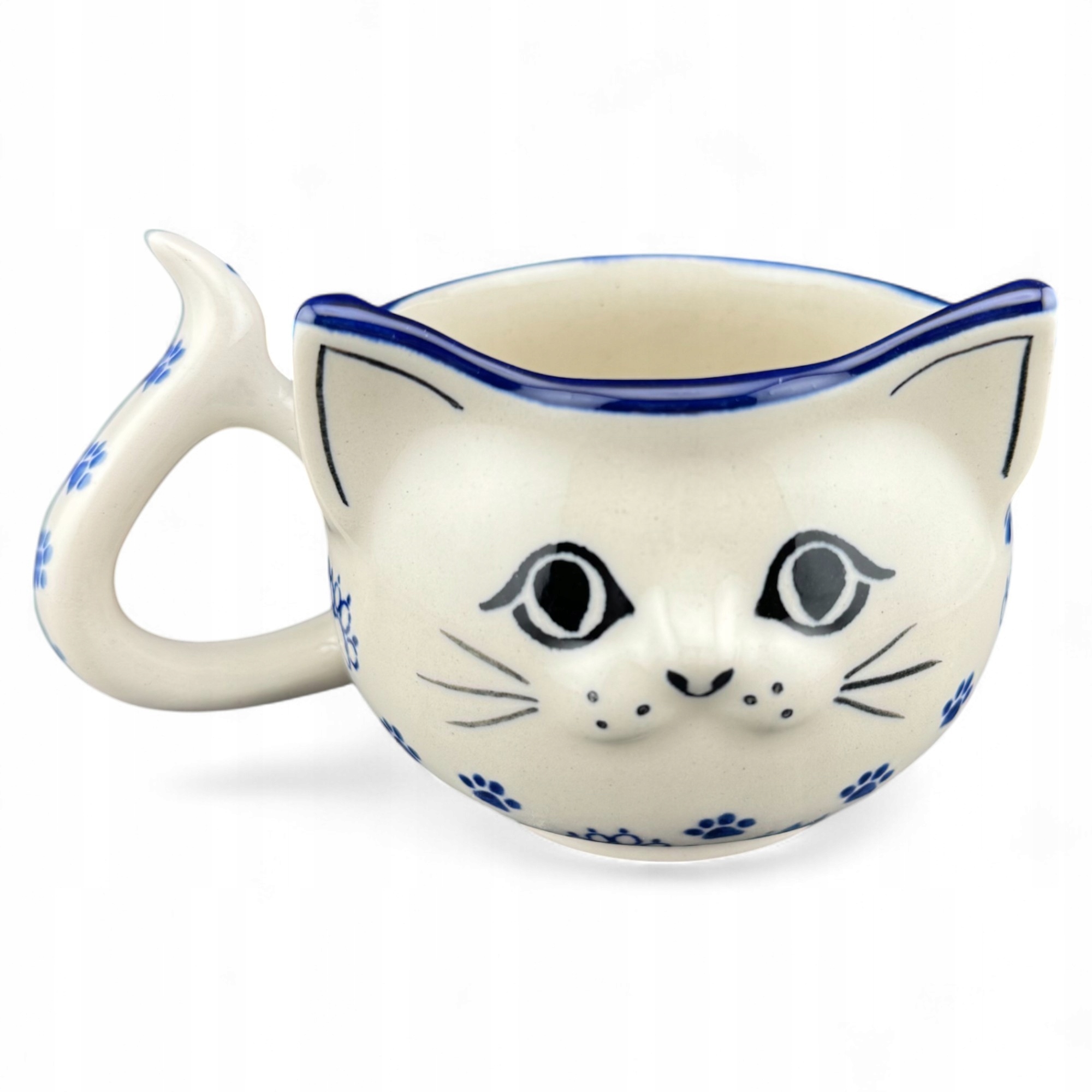 Filiżanka, kubek kot kotek 250 ml dek. 1771X Ceramika Bolesławiec