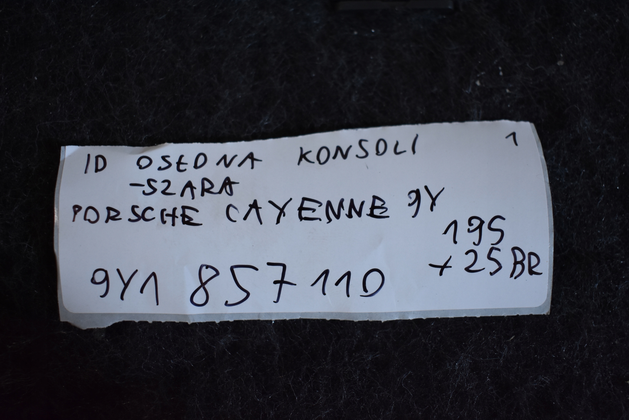 IDEALNA Blende Abdeckung konsole graue PORSCHE CAYENNE 9Y 1