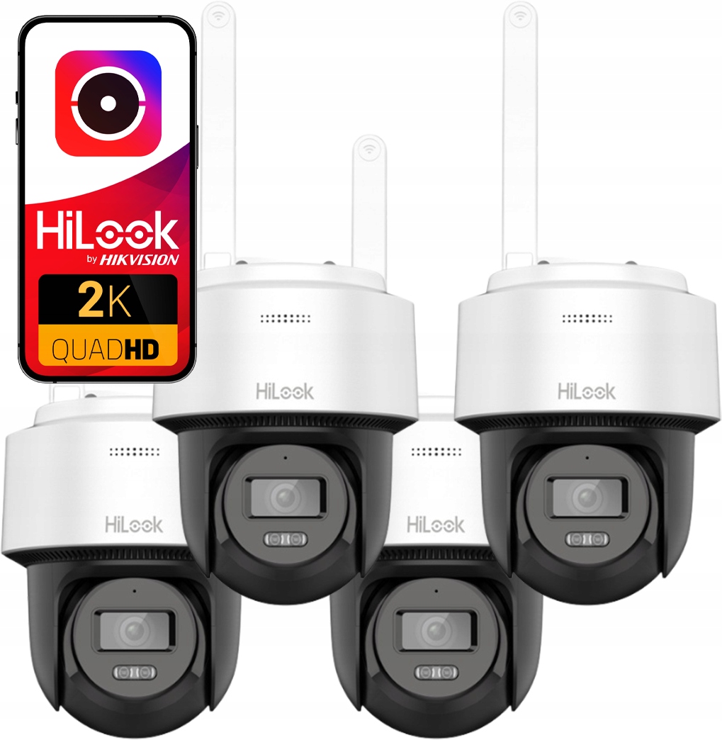 Rotačná Kamera 4x WIFICAM-PT4 WiFi 4MPX 2K+ Smart Hybrid Light Easylink