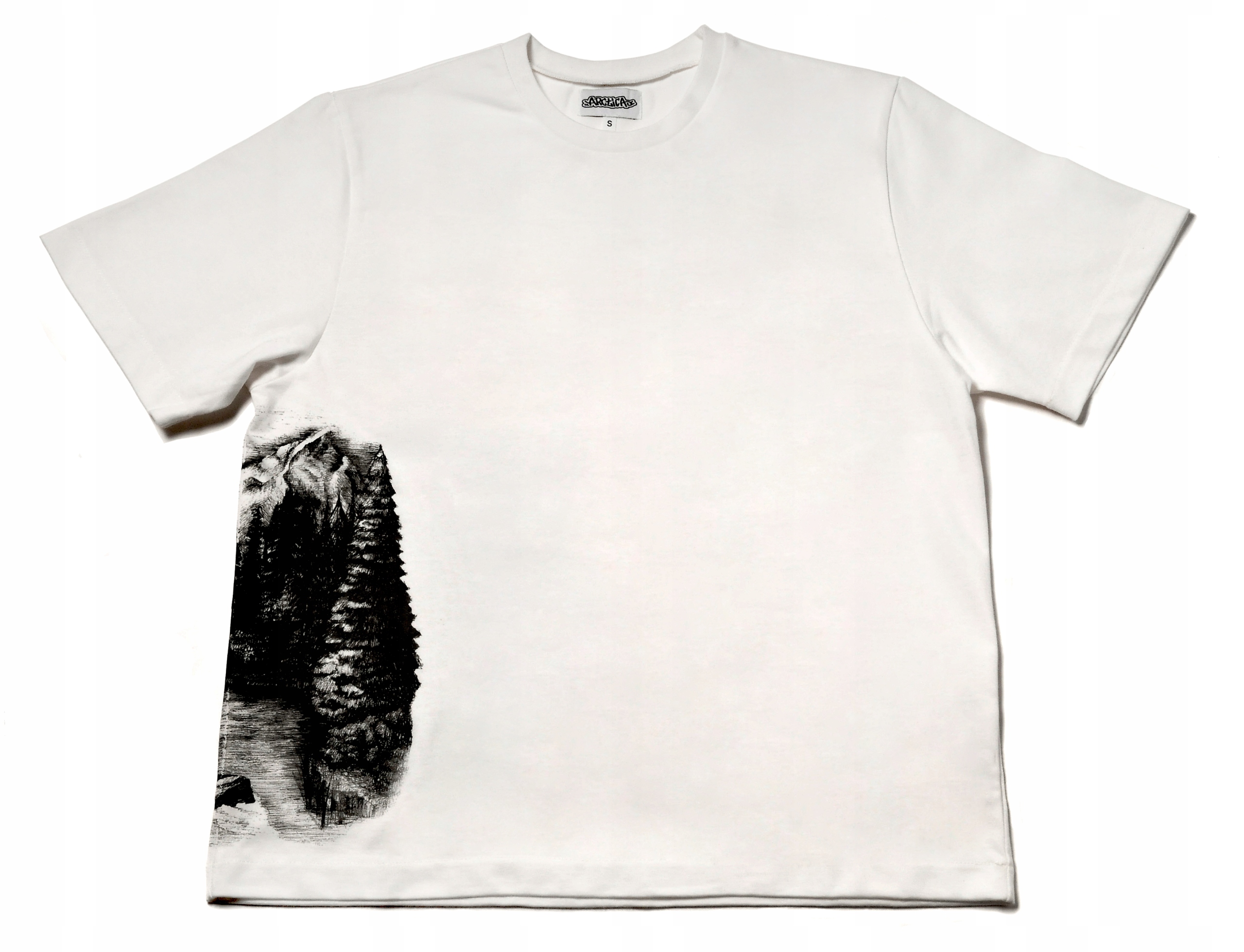 Tričko Tričko Arctica Montain Tee Regular Fit Bavlna 300 g Krémová Ecru