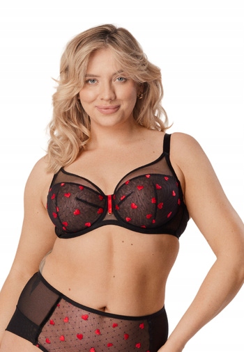 Měkká podprsenka s výšivkou Valentine 85D Mefemi