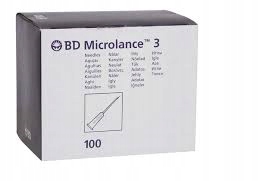 

Igły iniekcyjne Microlance Bd 0,5 x 25 mm 100 szt.