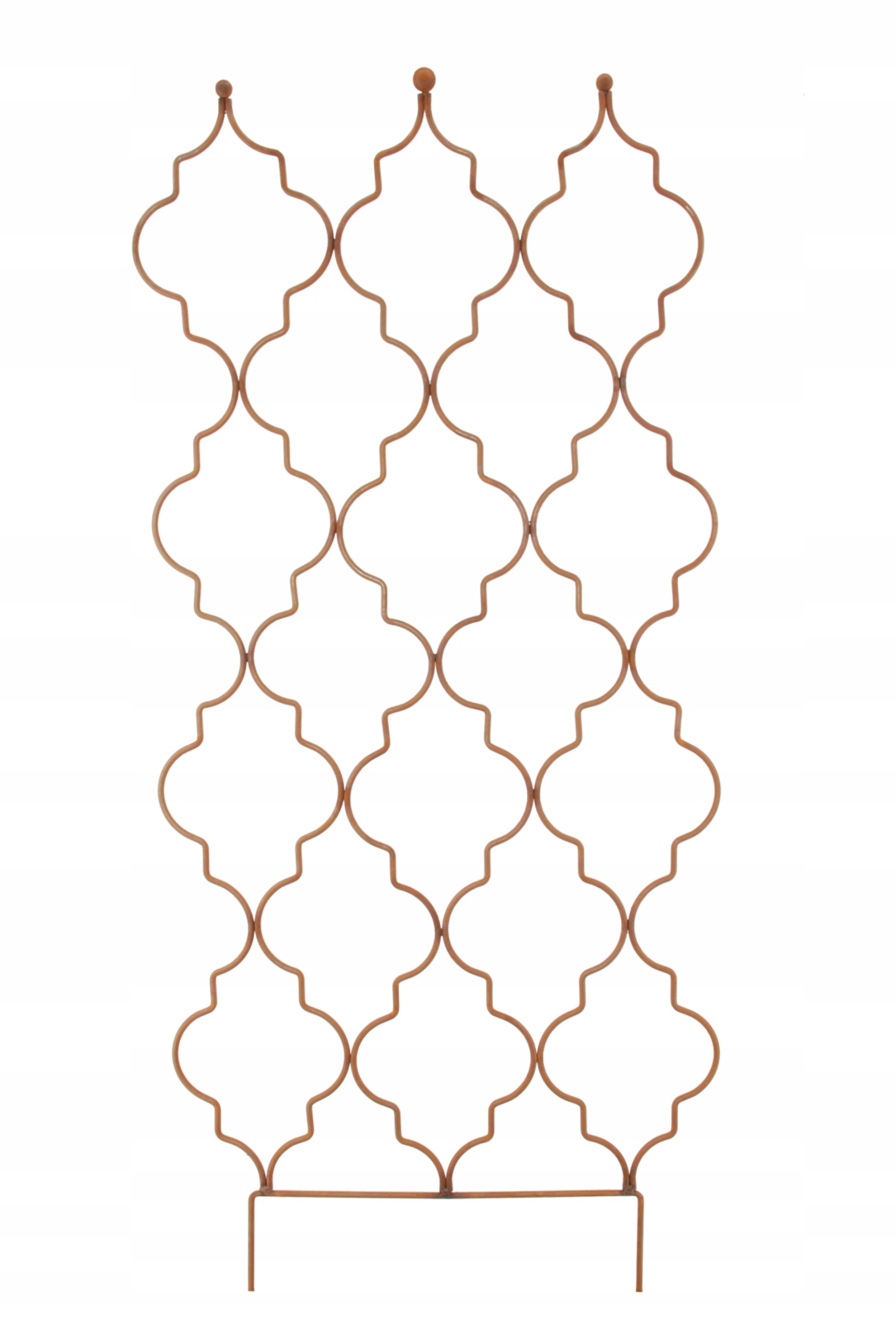 Zahradní kovový plot palisáda obrubník 116 cm pro trávník s květinami