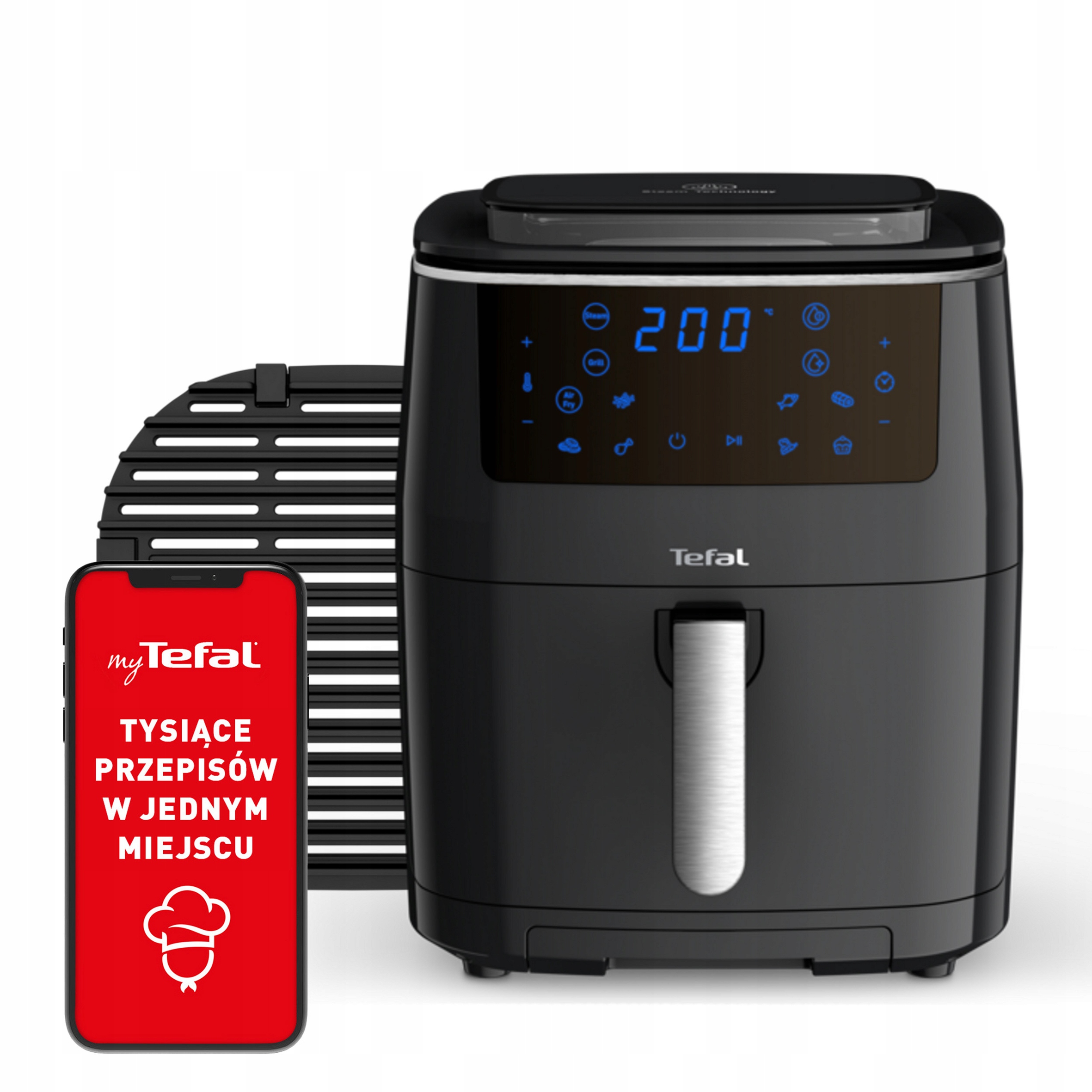 Frytkownica beztłuszczowa Tefal FW201815 6,5l Parowar Air Fryer