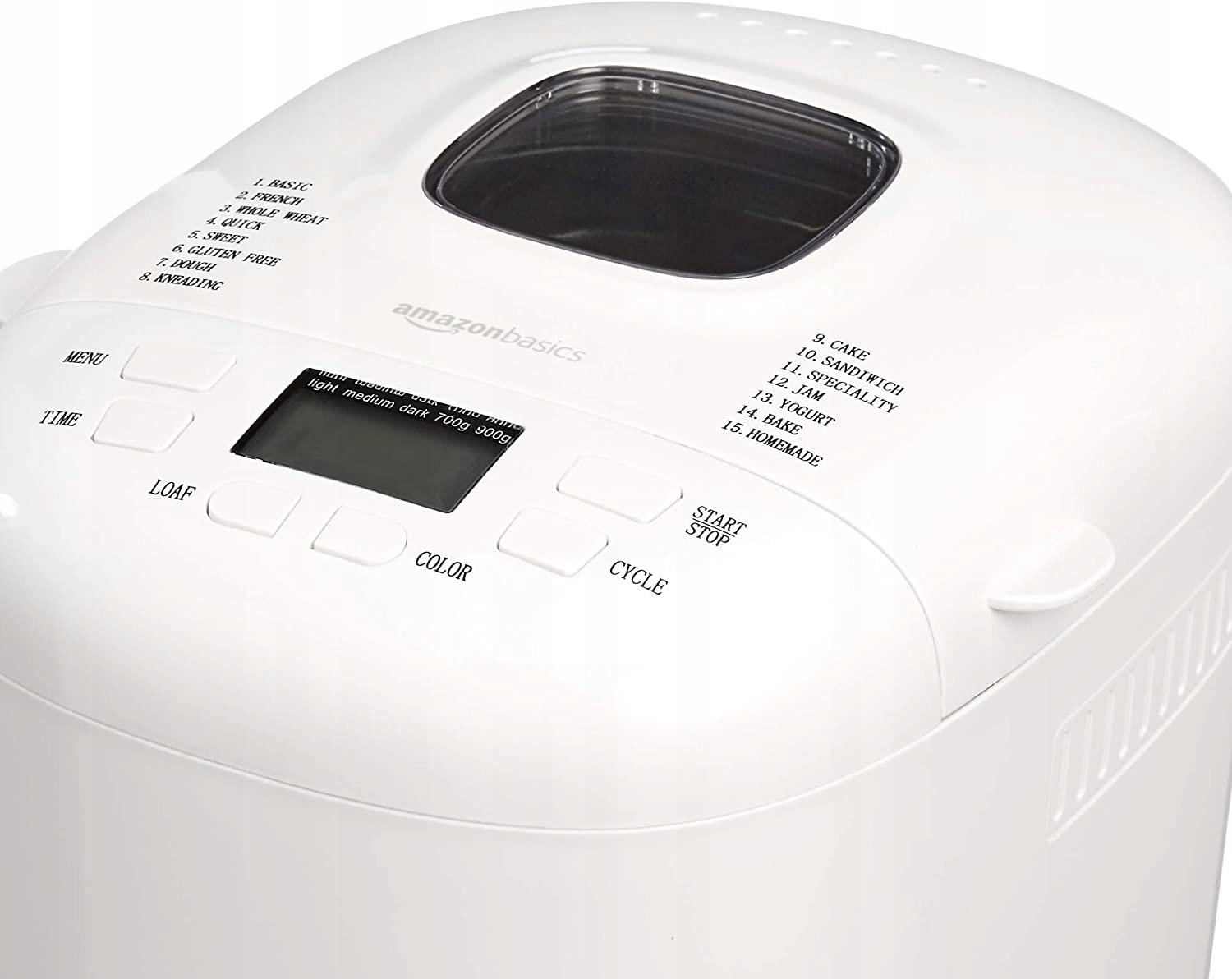 Automat Wypiekacz do chleba Amazon 15 PROGRAMÓW Pojemność 0.9 kg