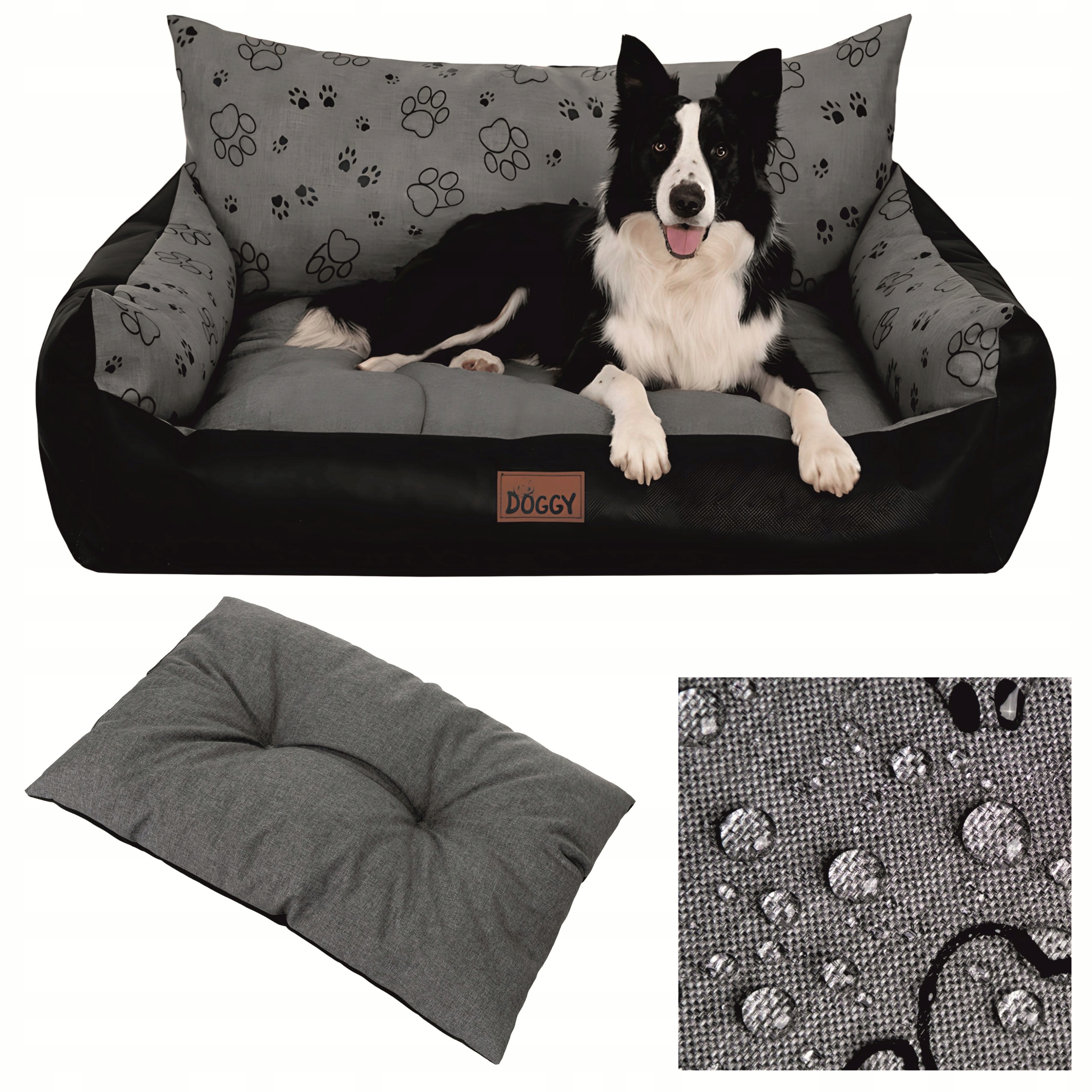 Potah pro psa Pelíšek pro velkého psa Vyjímatelná Matrace XXL 107 x 80 cm