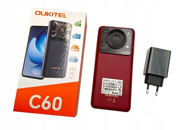TELEFON OUKITEL C60 128/16GB DUAL CZARNY STAN 5+ GWR