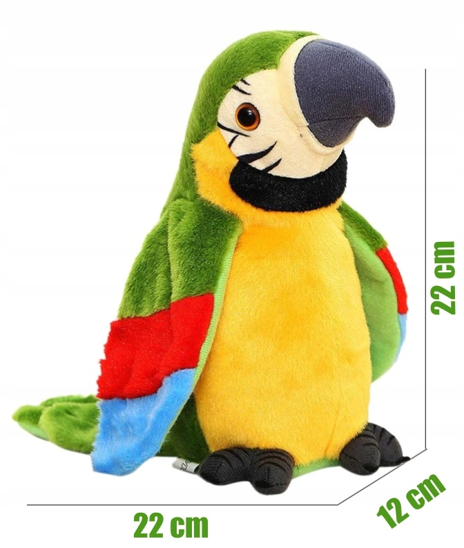 INTERAKTYWNA PAPUGA POWTARZA GADA PRZEDRZEŹNIACZ Efekty dźwiękowe wibracje