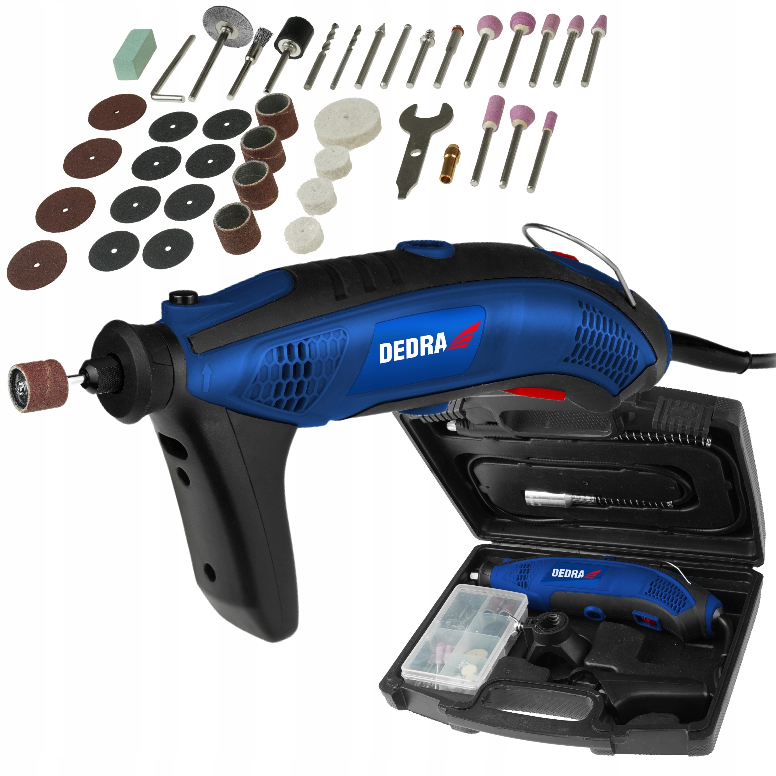 

Dedra Miniszlifierka, Szlifierka Prosta 170W 44SZT