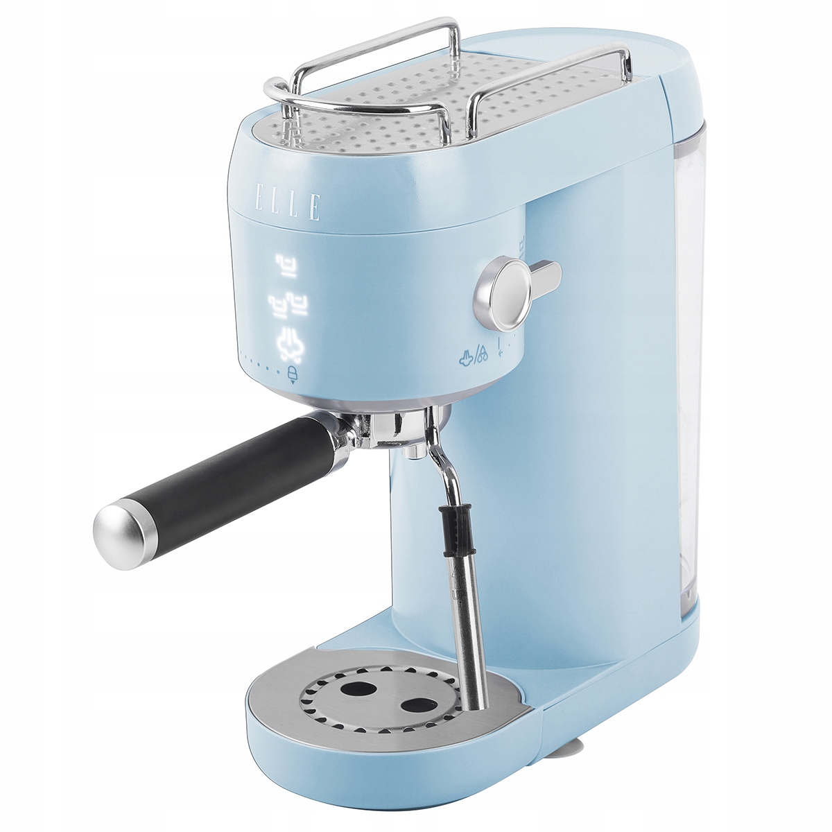 pákový espresso kávovar na kávu, penenie mlieka 1400 W, 20 barov, modrý