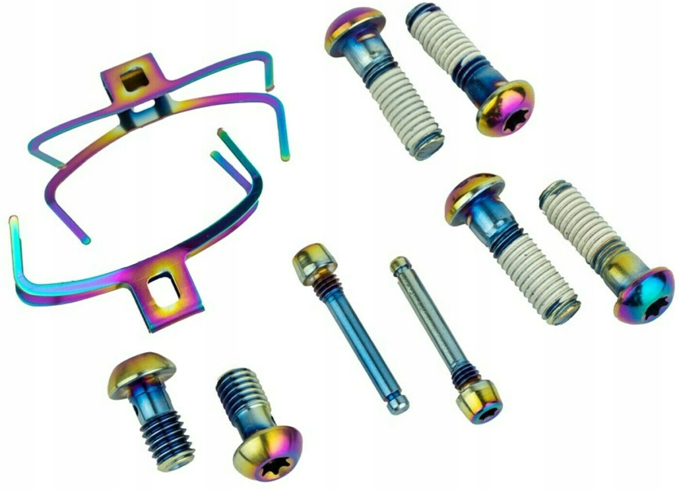 Sada pro opravu Sram Disc Brake Caliper Hardware Upgrade Kit Rainbow