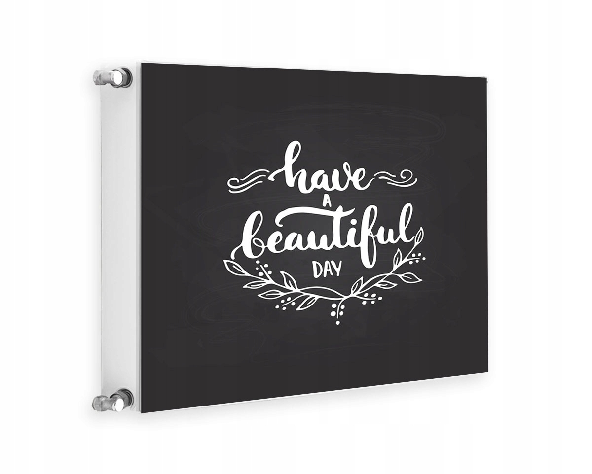 MAGNETYCZNA OSŁONA NA KALORYFER 60x60 NAPIS FOTOTAPETA