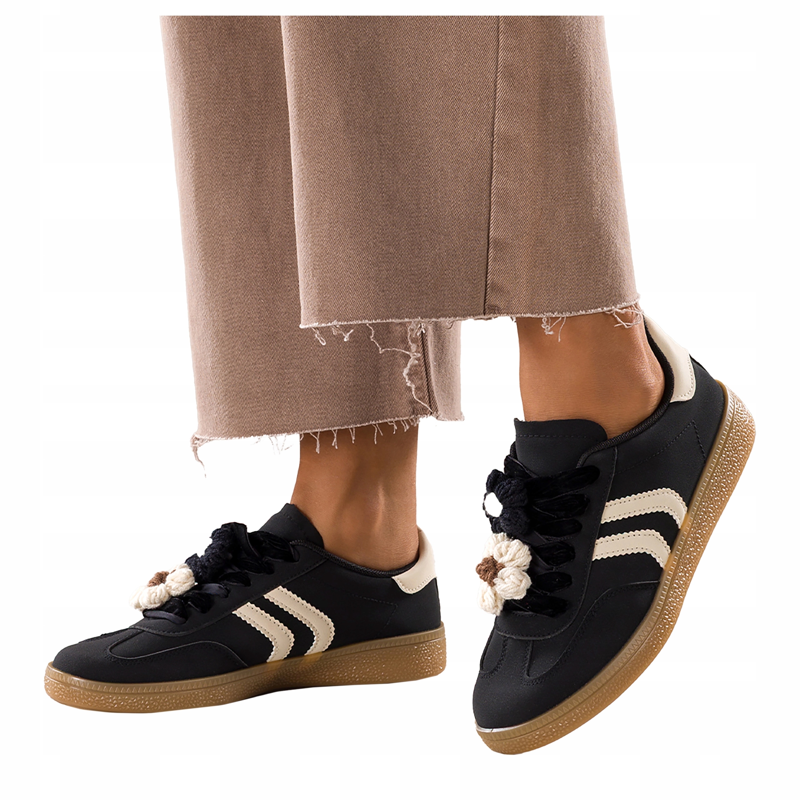 Černé Tenisky Dámské Sportovní Boty Pohodlné Lehké Na Platformě r 40