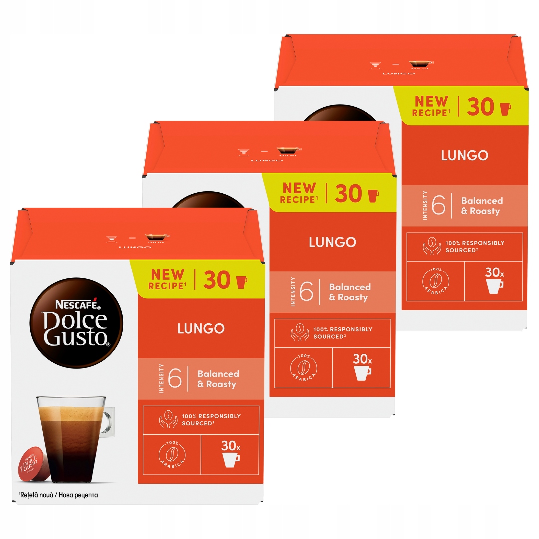Kapsułki Nescafe Dolce Gusto Lungo 3x30 kawa