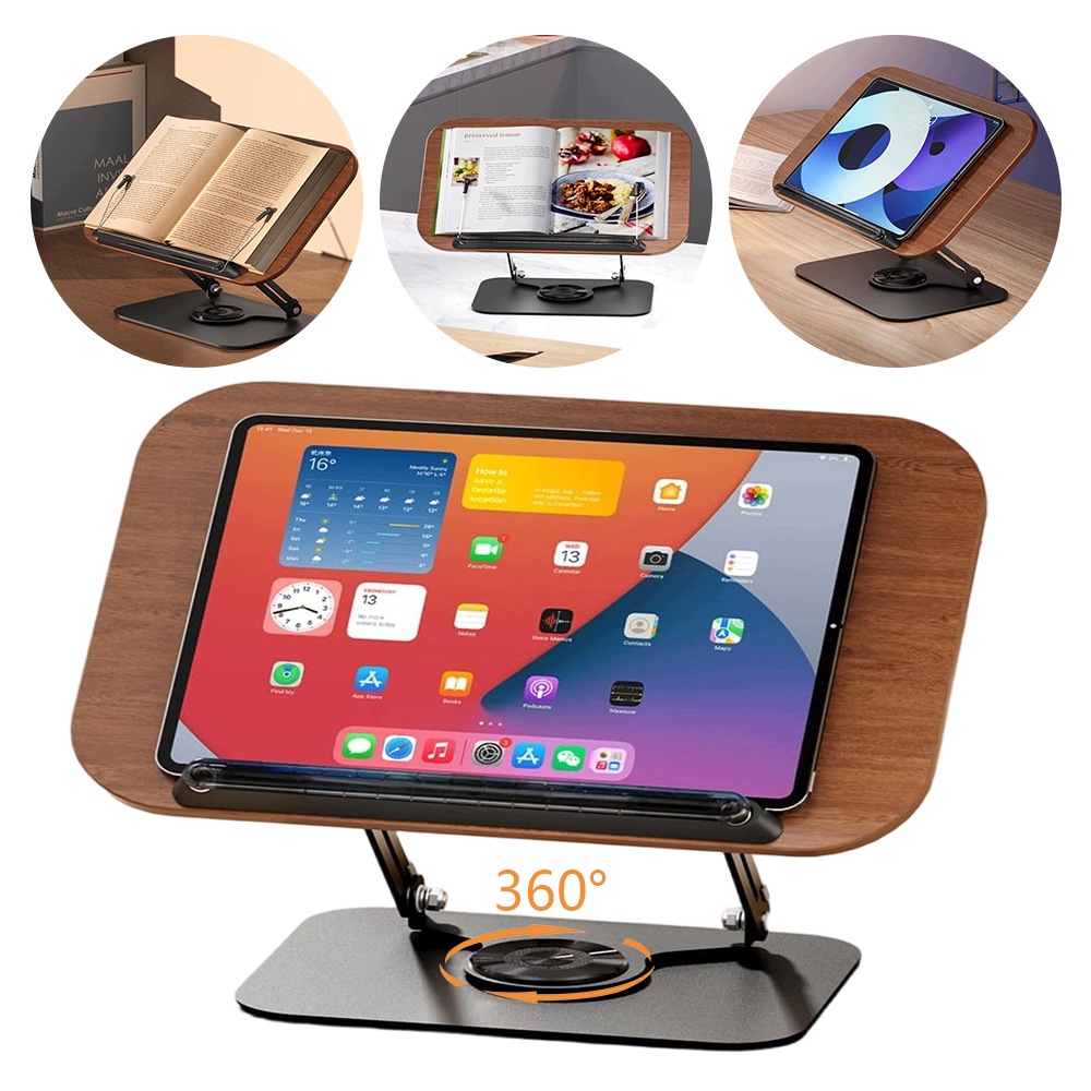 Stojan Podstavec Na Knihu Opěrka Pod Tablet Nastavitelná Otočná O 360°