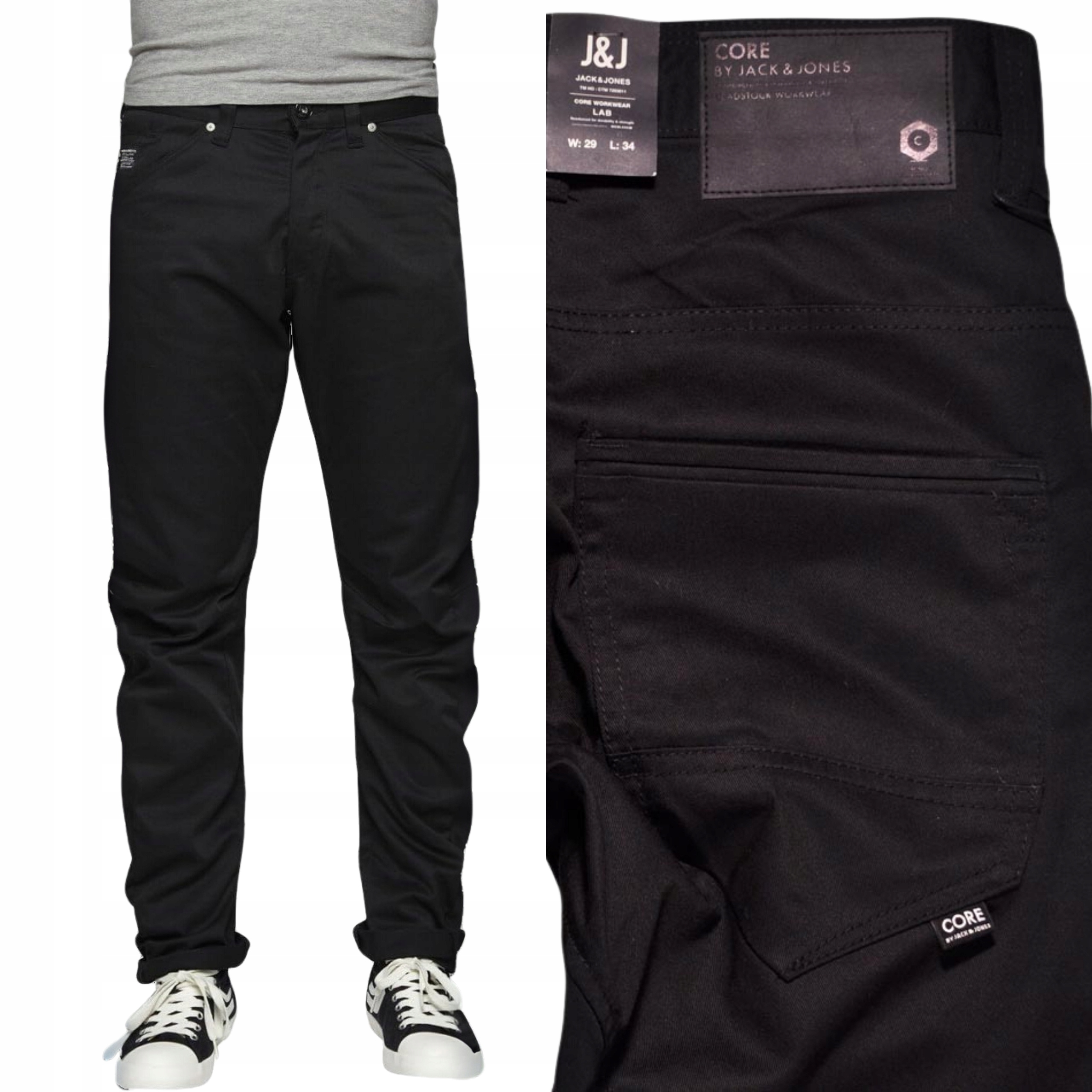 Jack&jones kalhoty Black jeans Dale Colin W36 L34