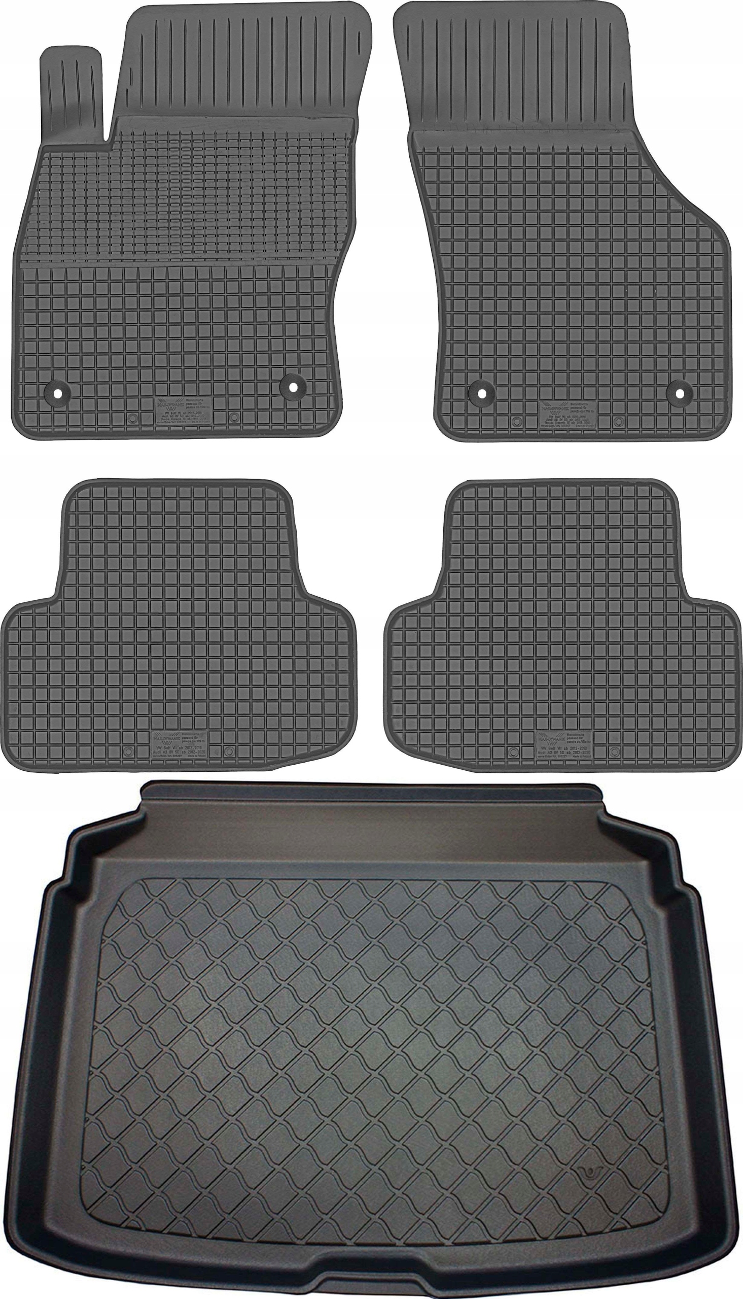 Audi A3 III 8V Hb 3D 2012-2020 Koberce rohož