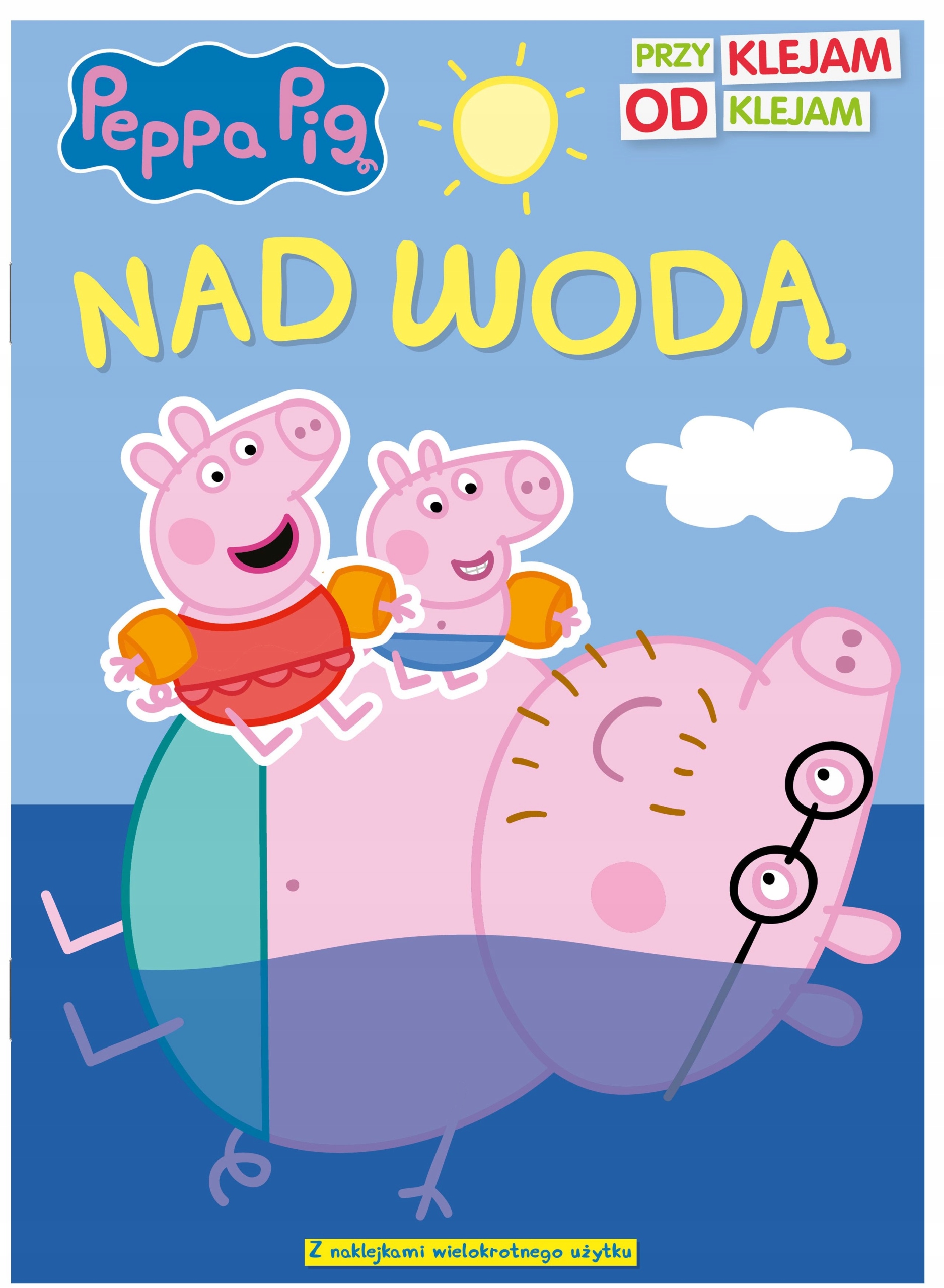 

Świnka Peppa Przyklejam Odklejam Nad wodą Naklejki