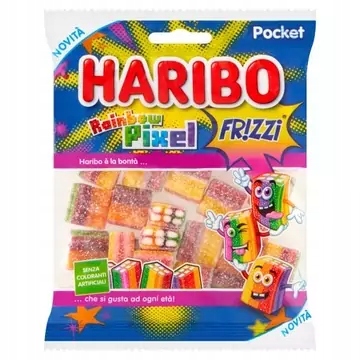 30 Sztuk Haribo Żelki 80G Rainbow Pixel