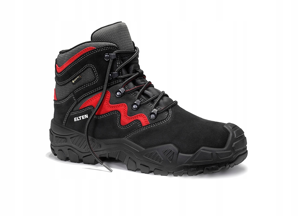 Ochranné boty Mick Gtx black-red Mid Esd S3S Wr CI 763861-41