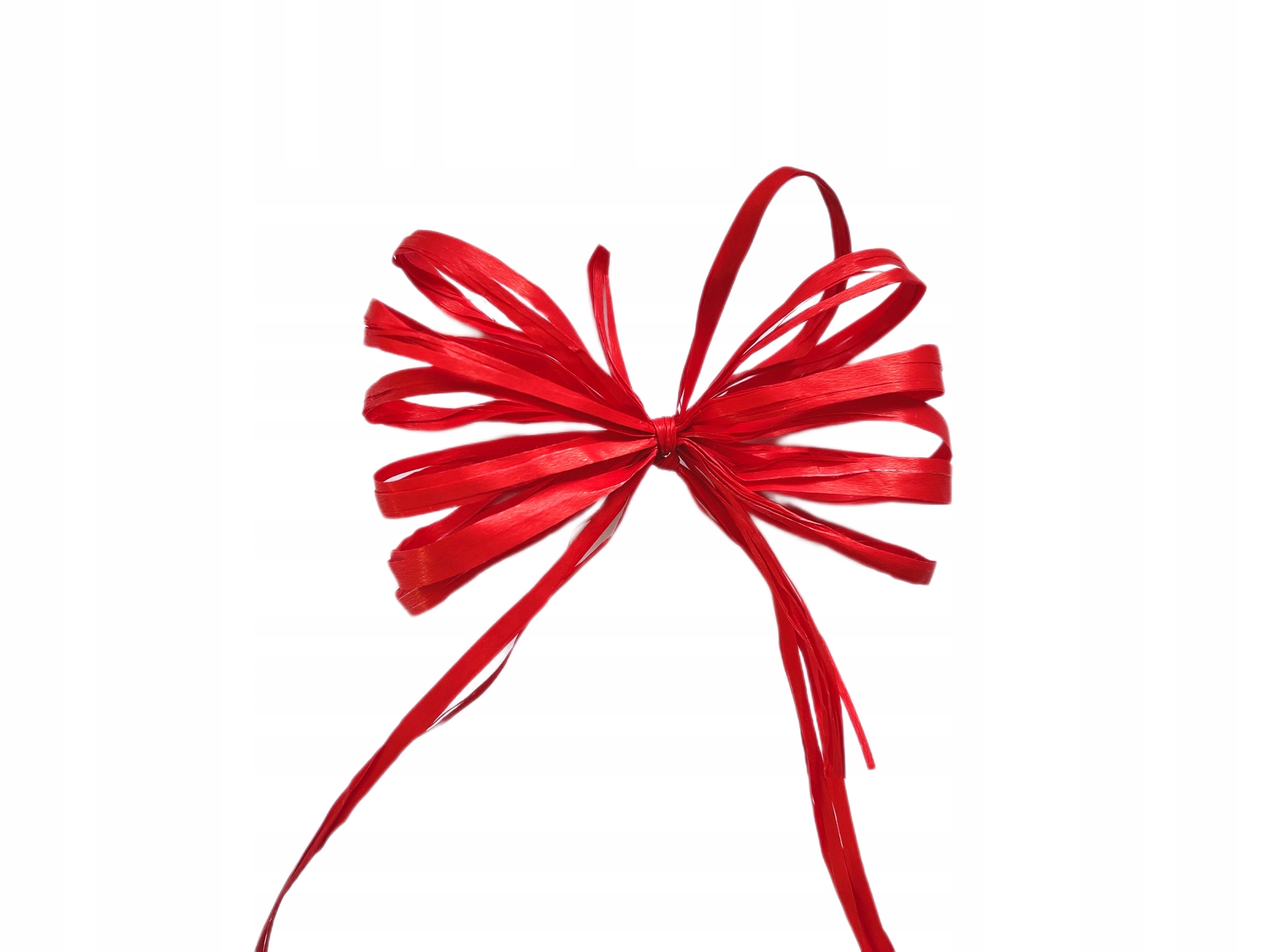 mašlička dárková mašle stuha rafia Červená