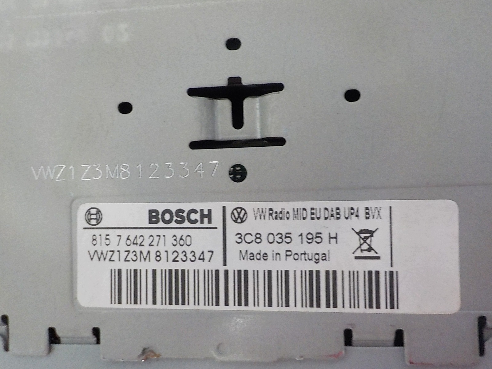 VW GOLF VI JETTA RADIO FABRYCZNE DAB 3C8035195H