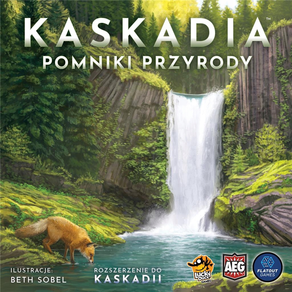 Gra planszowa Kaskadia: Pomniki przyrody Lucky Duck Games