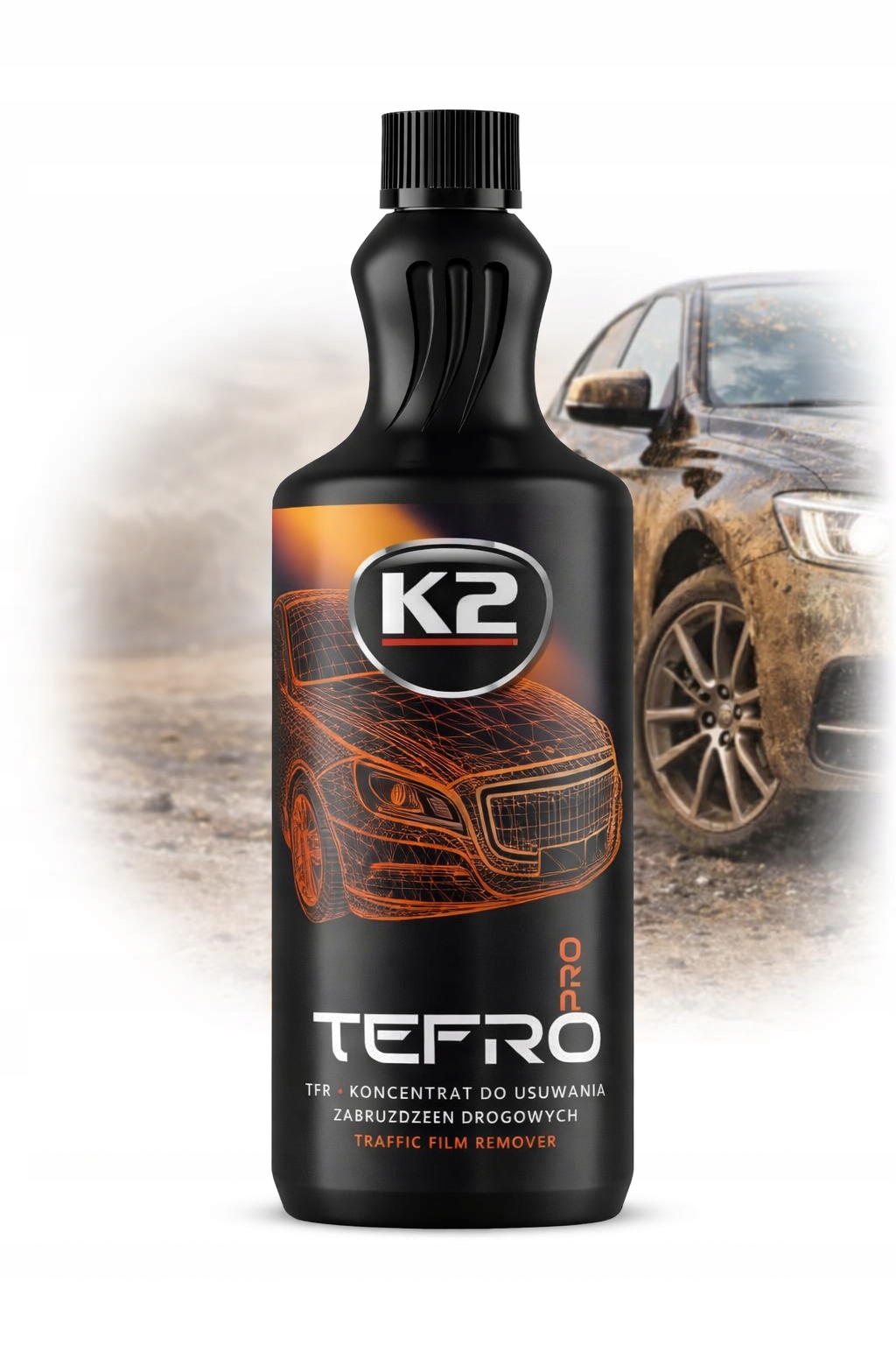 Koncentrat do usuwania zabrudzeń drogowych K2 Tefro Pro Tfr 1L