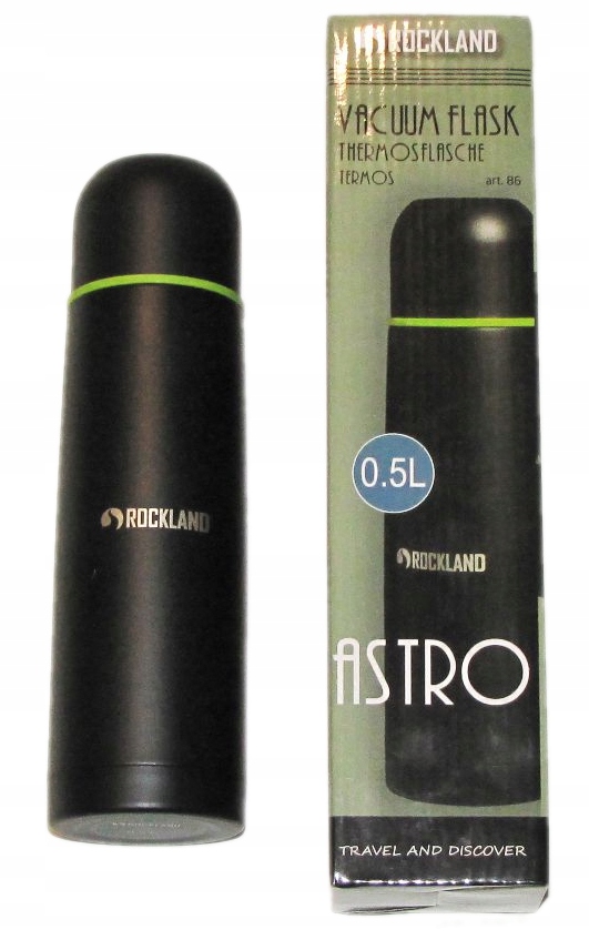 PRÓŻNIOWY KUBEK TERMICZNY TERMOS TURYSTYCZNY ROCKLAND ASTRO 0,5L 500ml STAL Kod producenta 86