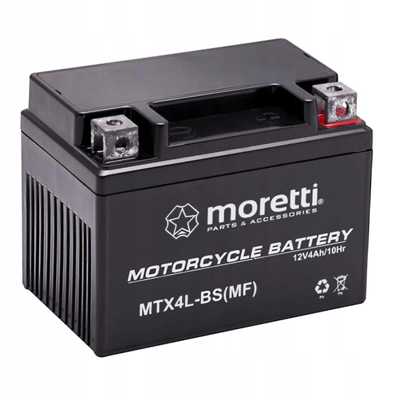 Akumulator Moretti Agm (Gel) MTX4L-BS 4Ah