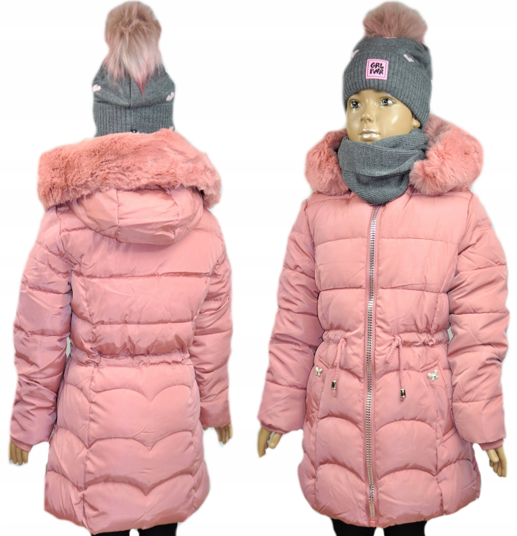 

Kurtka Zimowa Parka dziewczęca r.134 cm