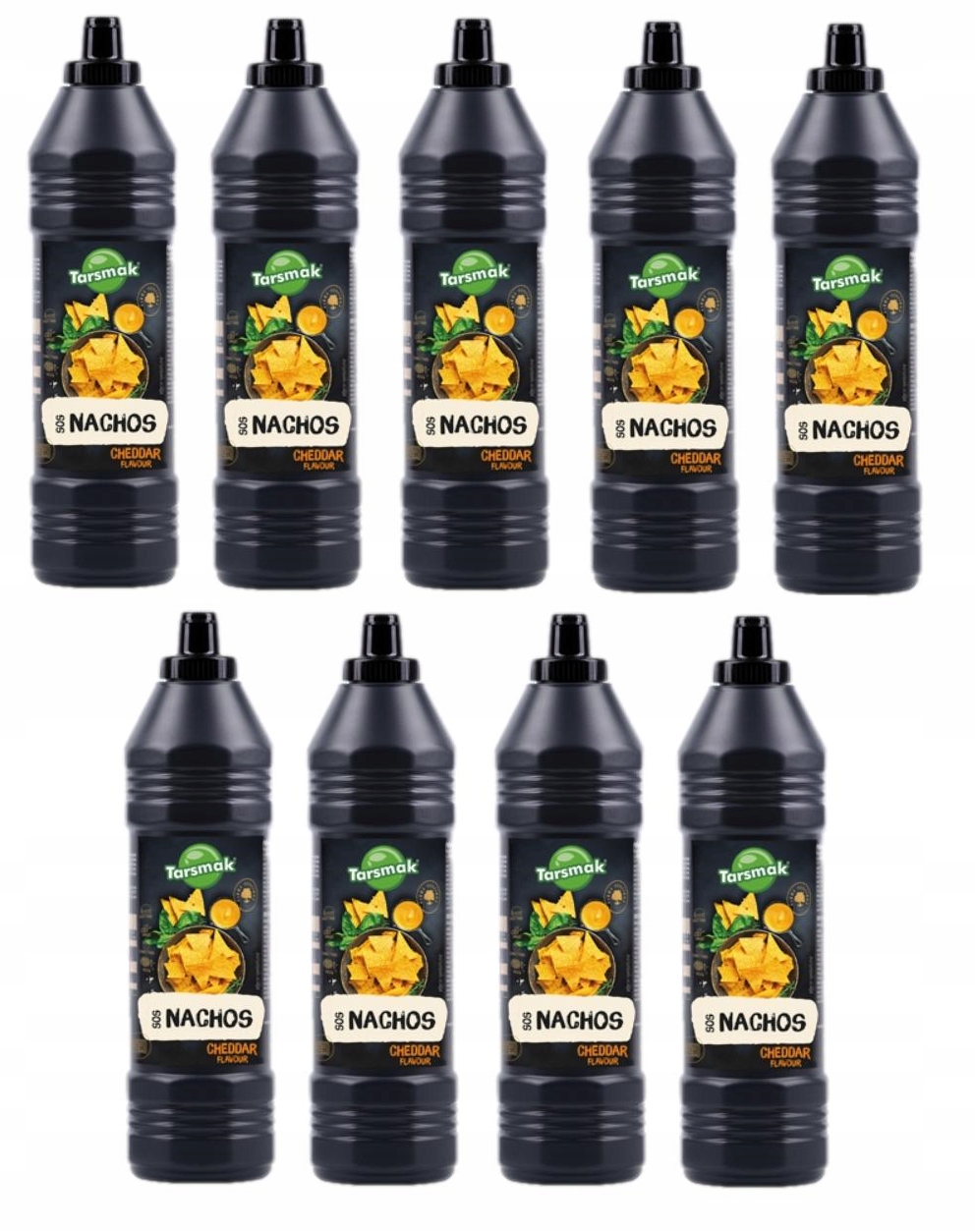 9 X Sos Nachos Cheddar Flavour Tarsmak 1000g Karton
