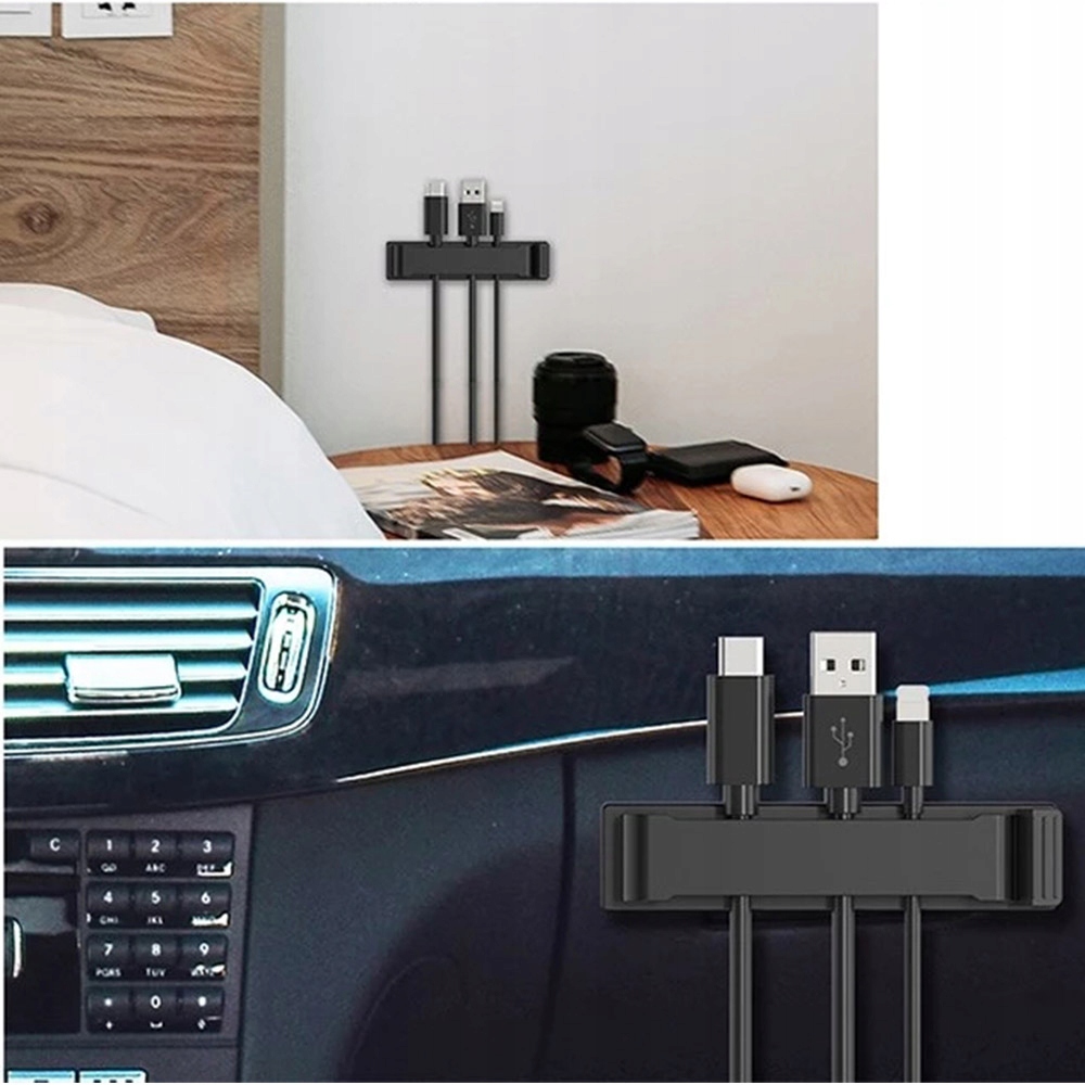 2x UCHWYT DO KABLI PRZEWODÓW ORGANIZER MASKOWNICA Model 06872