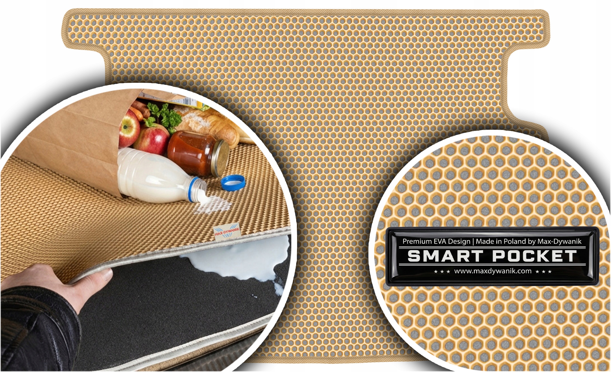 Toyota Corolla IX E120 Hb 02-07 Vložka do batožinového priestoru Eva Smart Pocket Béžová
