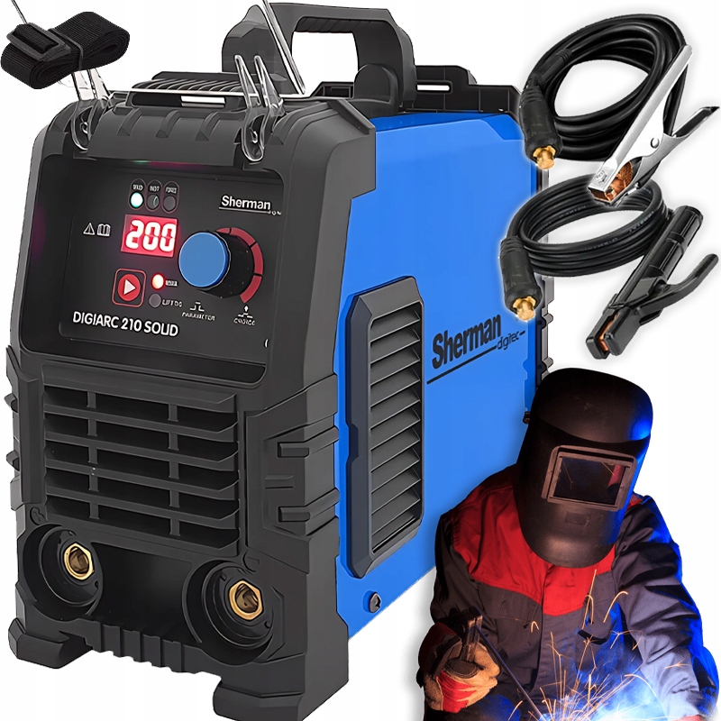 Spawarka Inwerterowa Elektrodowa Digiarc 210 Solid Sherman 200A Vrd