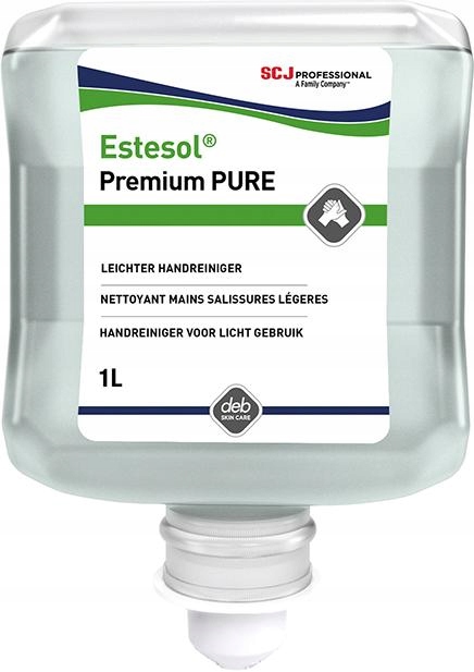 Tekutý čisticí přípravek na pokožku bez zápachu Estesol Premium Pure, náplň 1000 lm