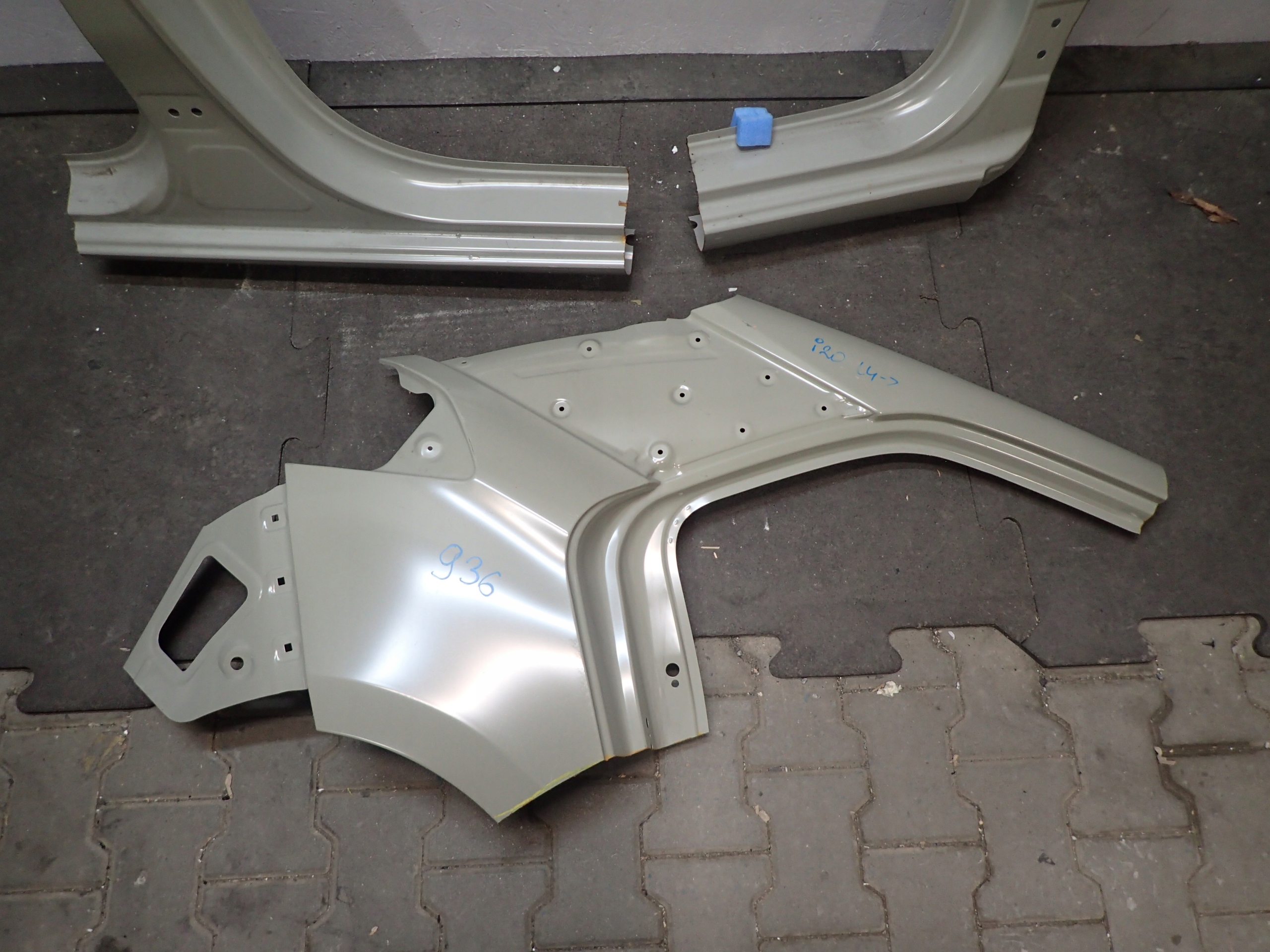FENDER REAR PART PILLAR THRESHOLD RIGHT HYUNDAI I20 14