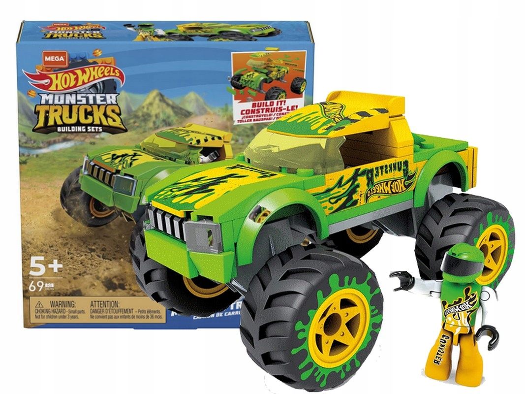 

Construx Hot Wheels Monster Gunkster Monster