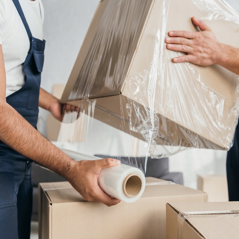 FOLIA STRETCH STRECZ 500mm 50cm 1,5kg TRANSPARENT Waga tuby 0.2 kg