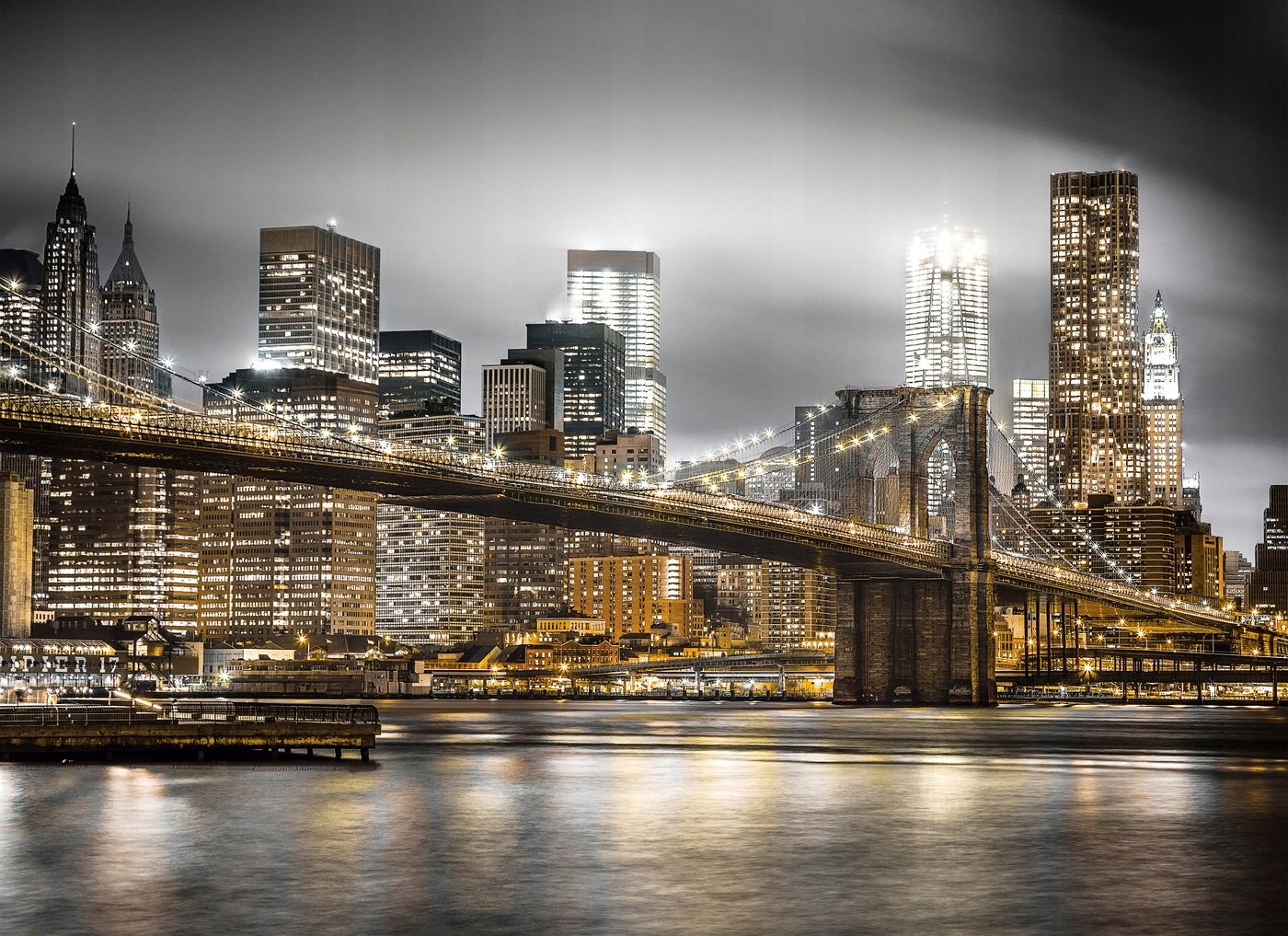 PUZZLE 1000 el. PANORAMA NOWEGO YORKU SKYLINE NEW YORK CLEMENTONI