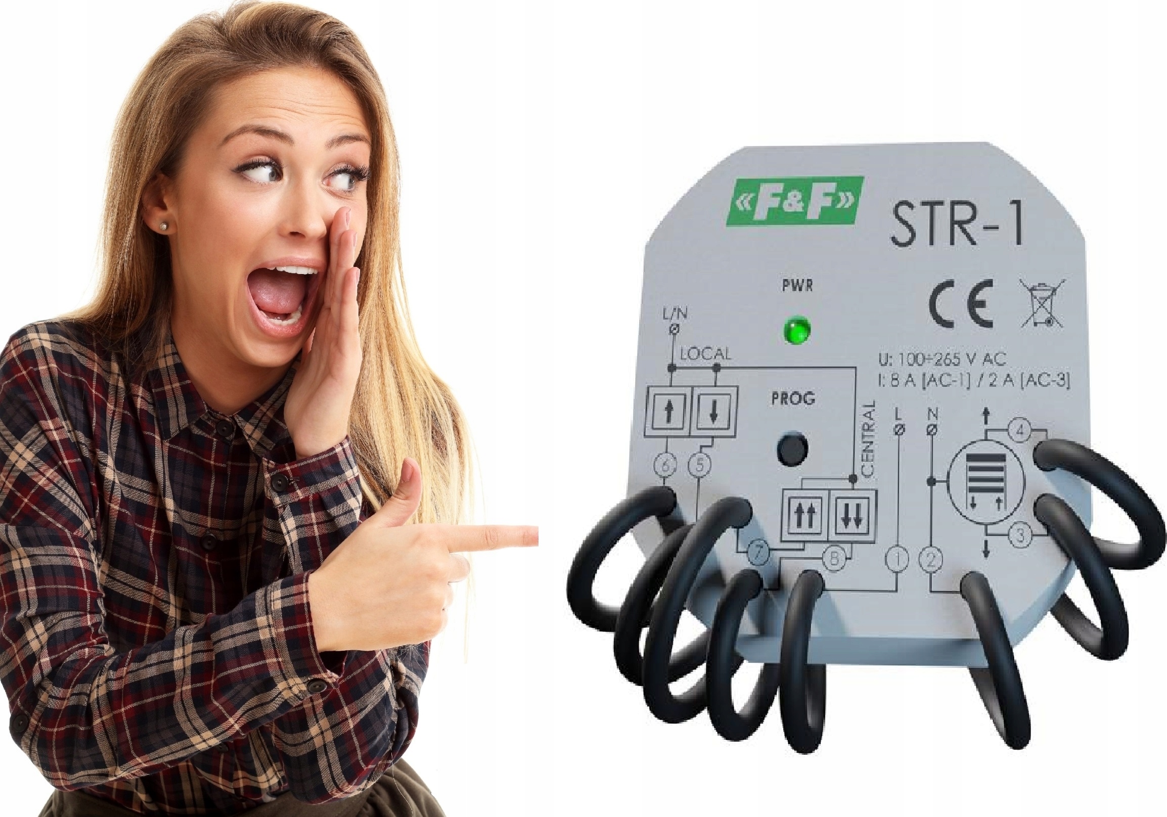 

Sterownik Rolet STR-1 Ac 230V 2A Fif F&f