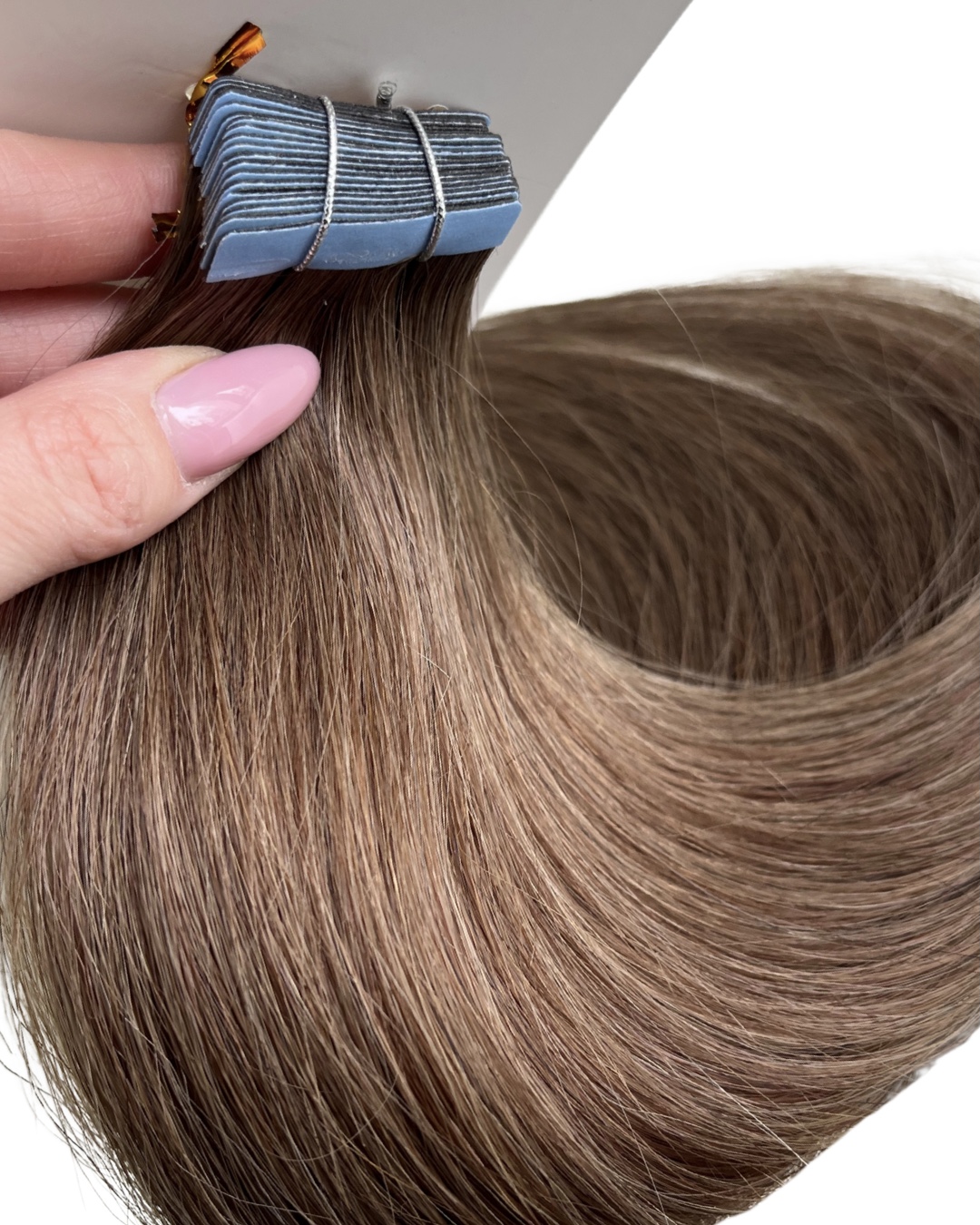 Sendvičová Metoda Vlasy Tape On 50 cm 20 ks Pásky