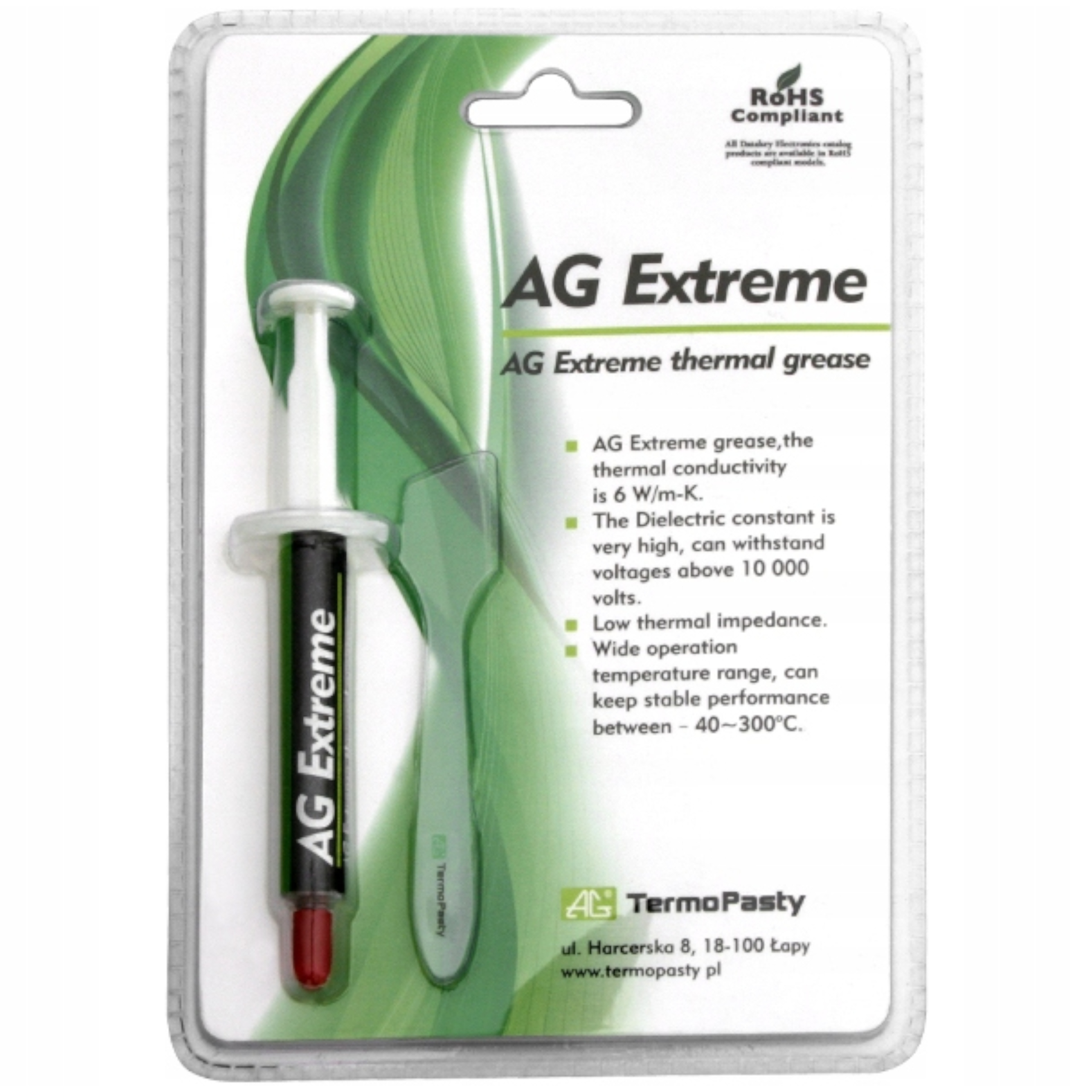 

Pasta termoprzewodząca Ag Extreme Cpu Gpu 3g