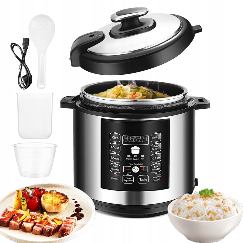 Multicooker Garnek Elektryczny Szybkowar parowar 6L